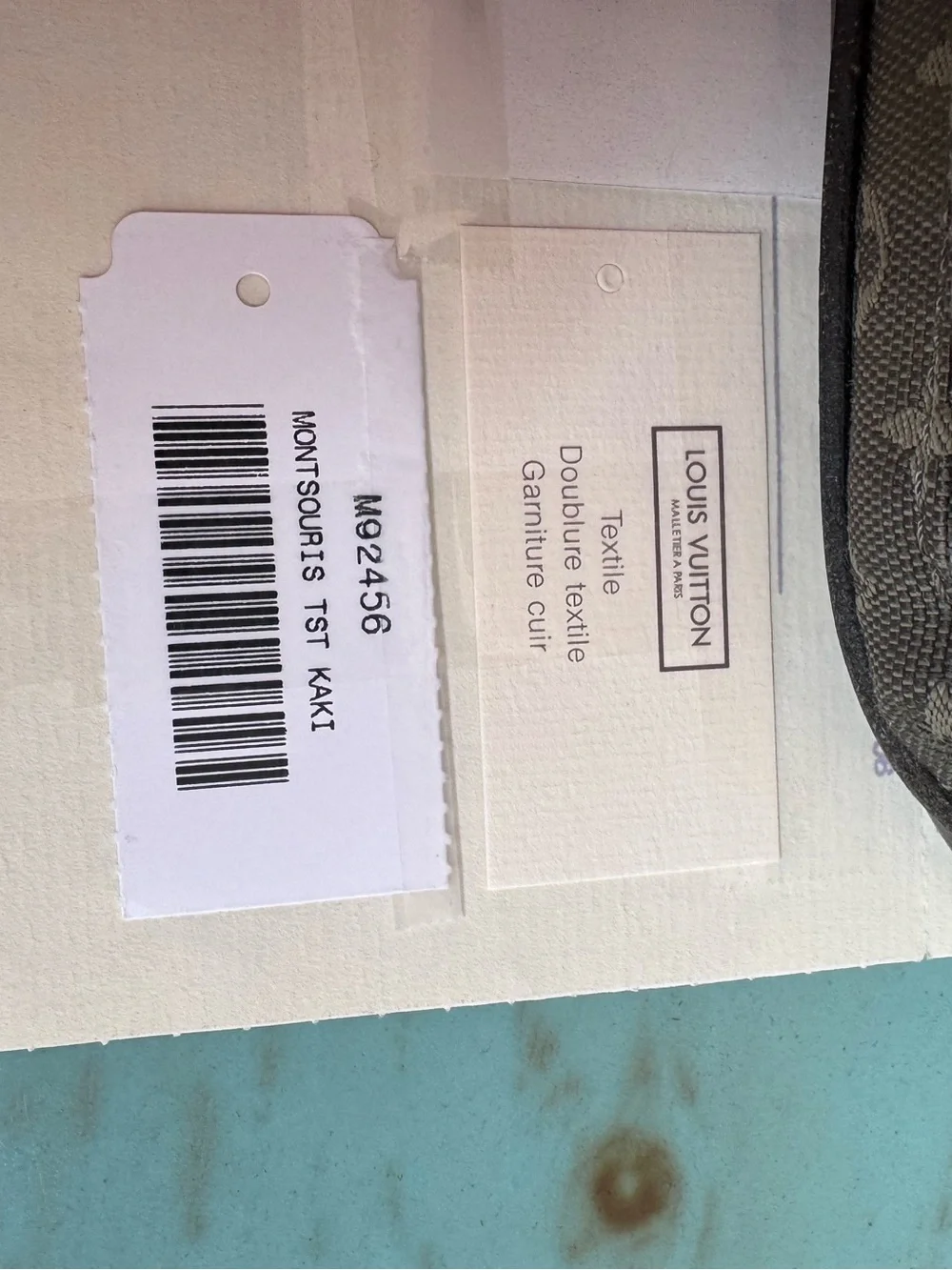 Vintage Louis Vuitton Monogram Mini Lin Montaoursis Backpack.